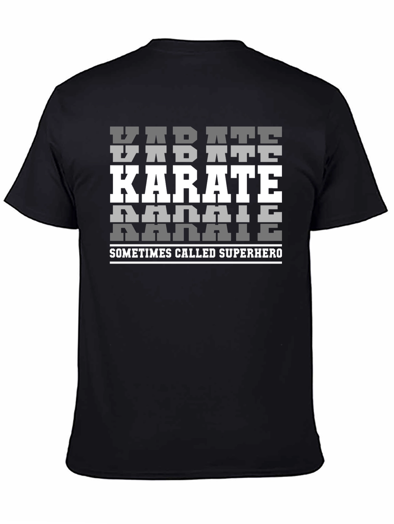 Camiseta Karate Superhero Algodón Diseño Único