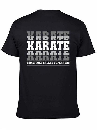 Camiseta Karate Superhero Algodón Diseño Único