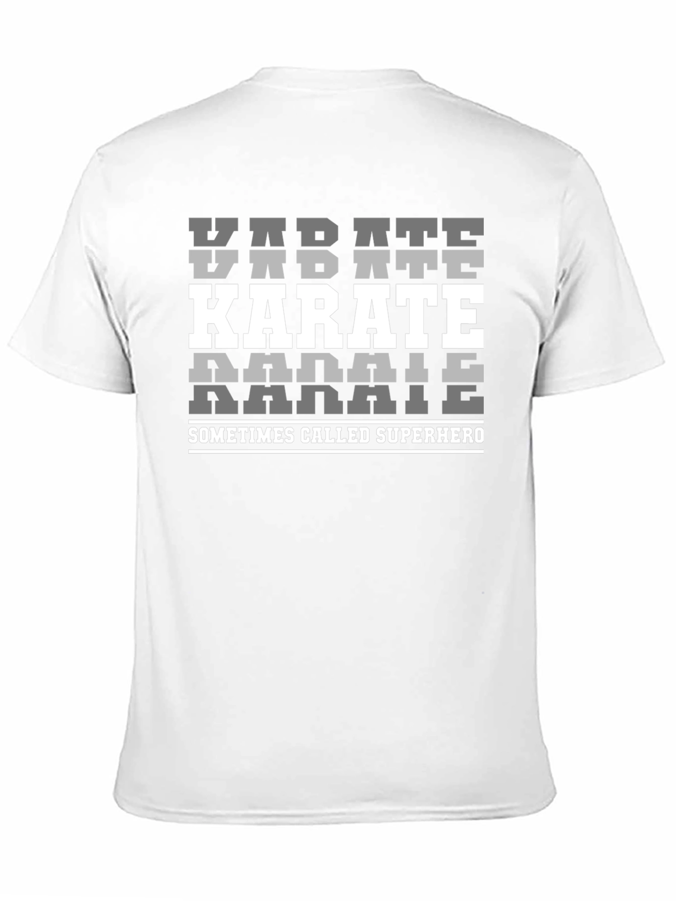 Camiseta Karate Superhero Algodón Diseño Único
