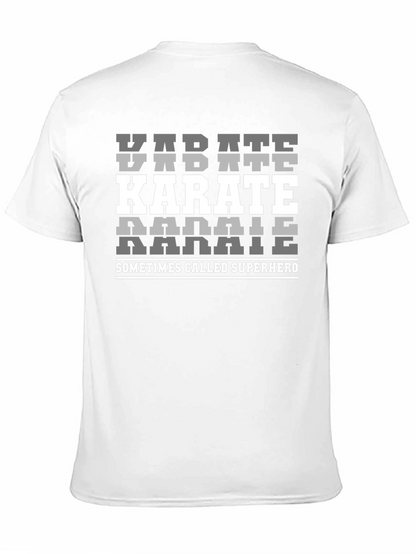 Camiseta Karate Superhero Algodón Diseño Único