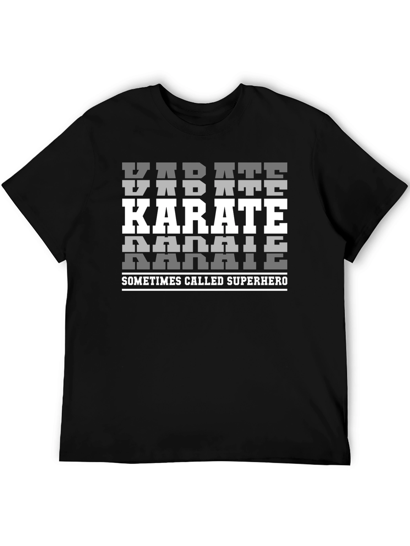 Camiseta Karate Superhero Algodón Diseño Único