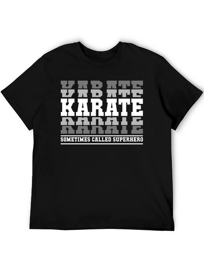 Camiseta Karate Superhero Algodón Diseño Único