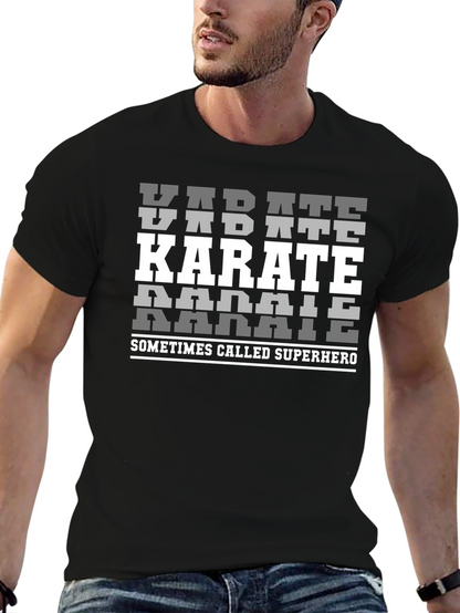 Camiseta Karate Superhero Algodón Diseño Único