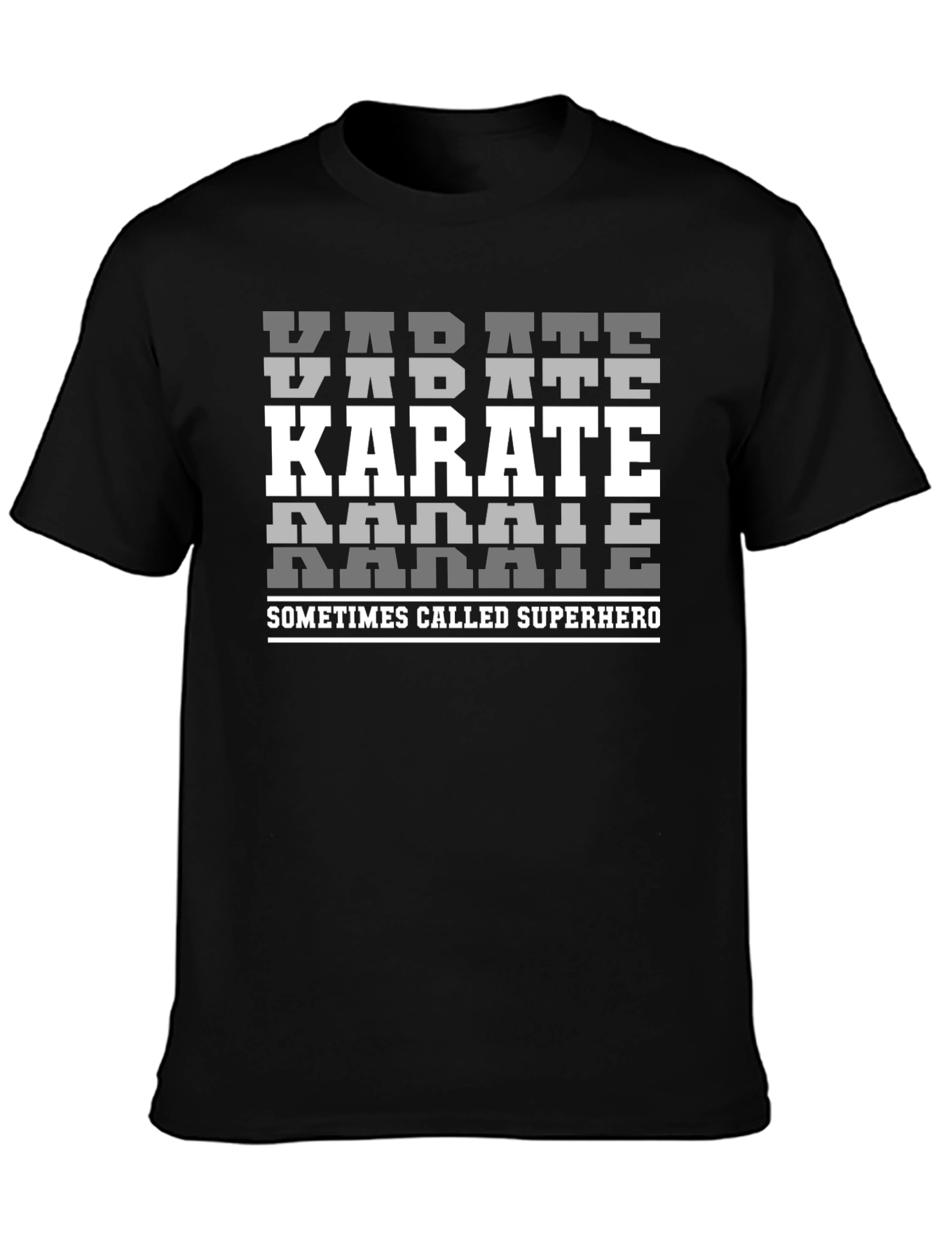 Camiseta Karate Superhero Algodón Diseño Único
