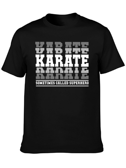 Camiseta Karate Superhero Algodón Diseño Único