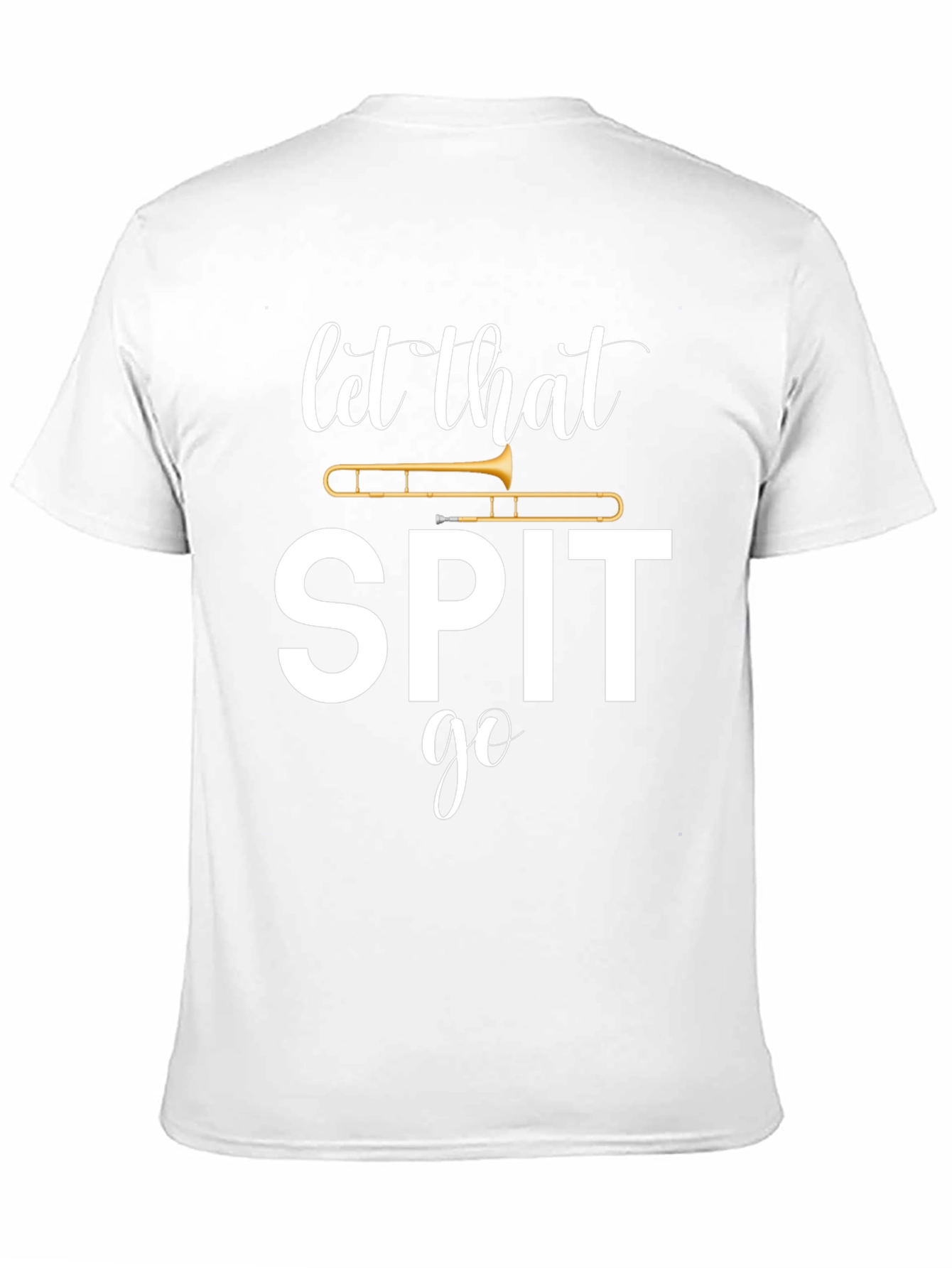 Camiseta Negra Let That Spit Go de Trompeta