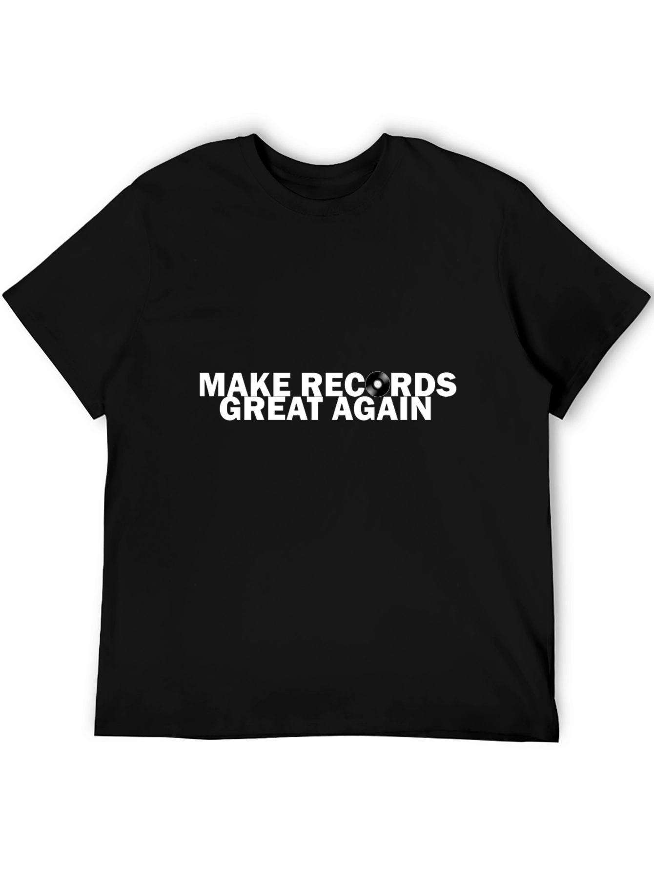 Camiseta Negra Make Records Great Again