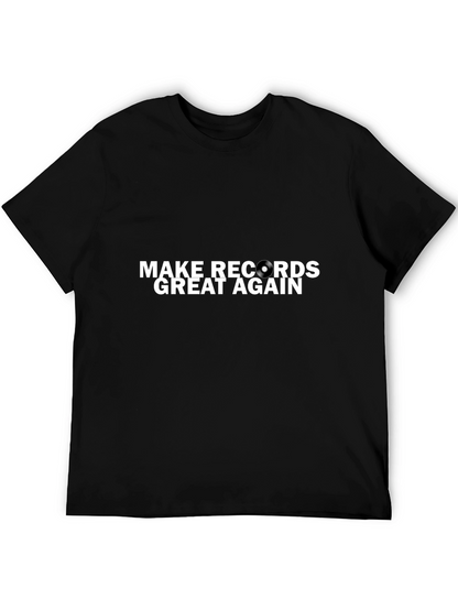 Camiseta Negra Make Records Great Again