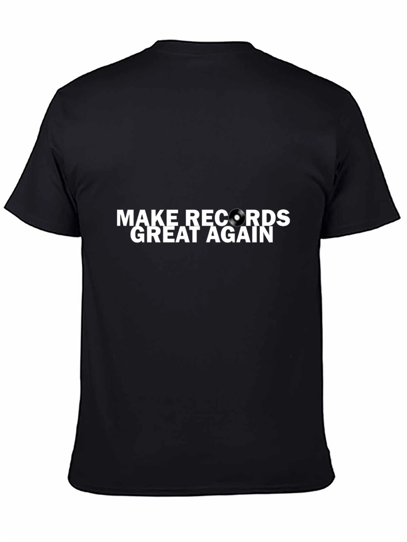 Camiseta Negra Make Records Great Again