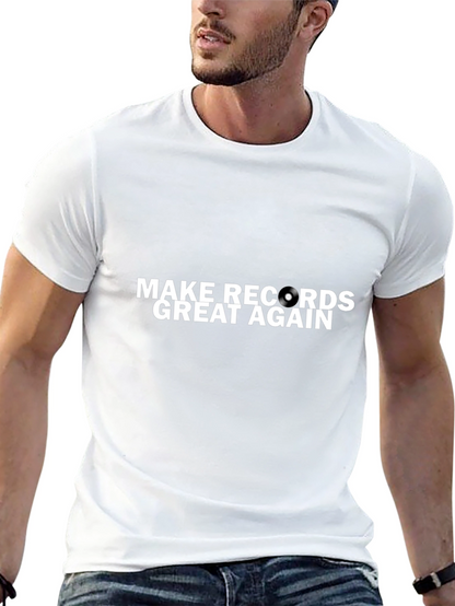Camiseta Negra Make Records Great Again