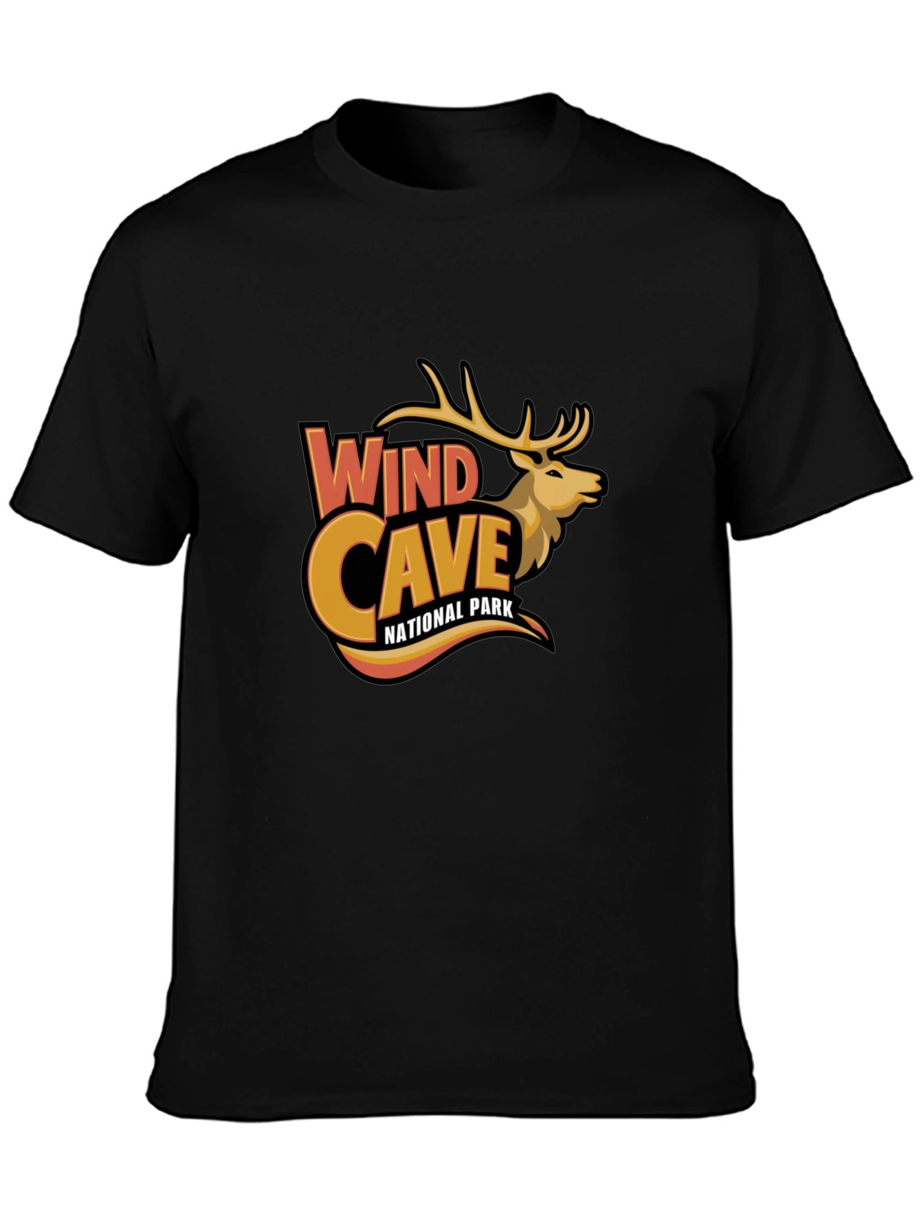 Camiseta Negra Wind Cave National Park
