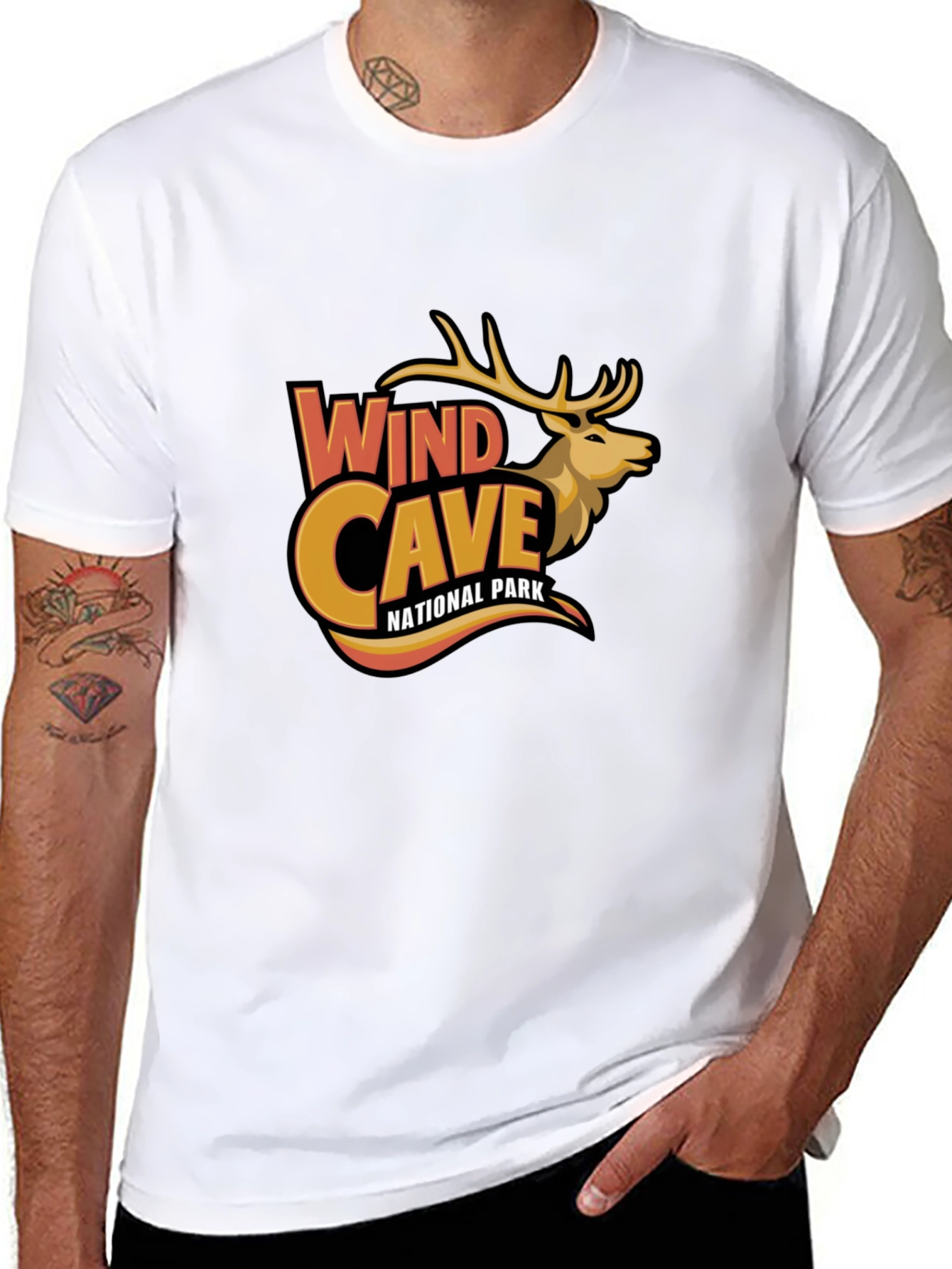 Camiseta Negra Wind Cave National Park