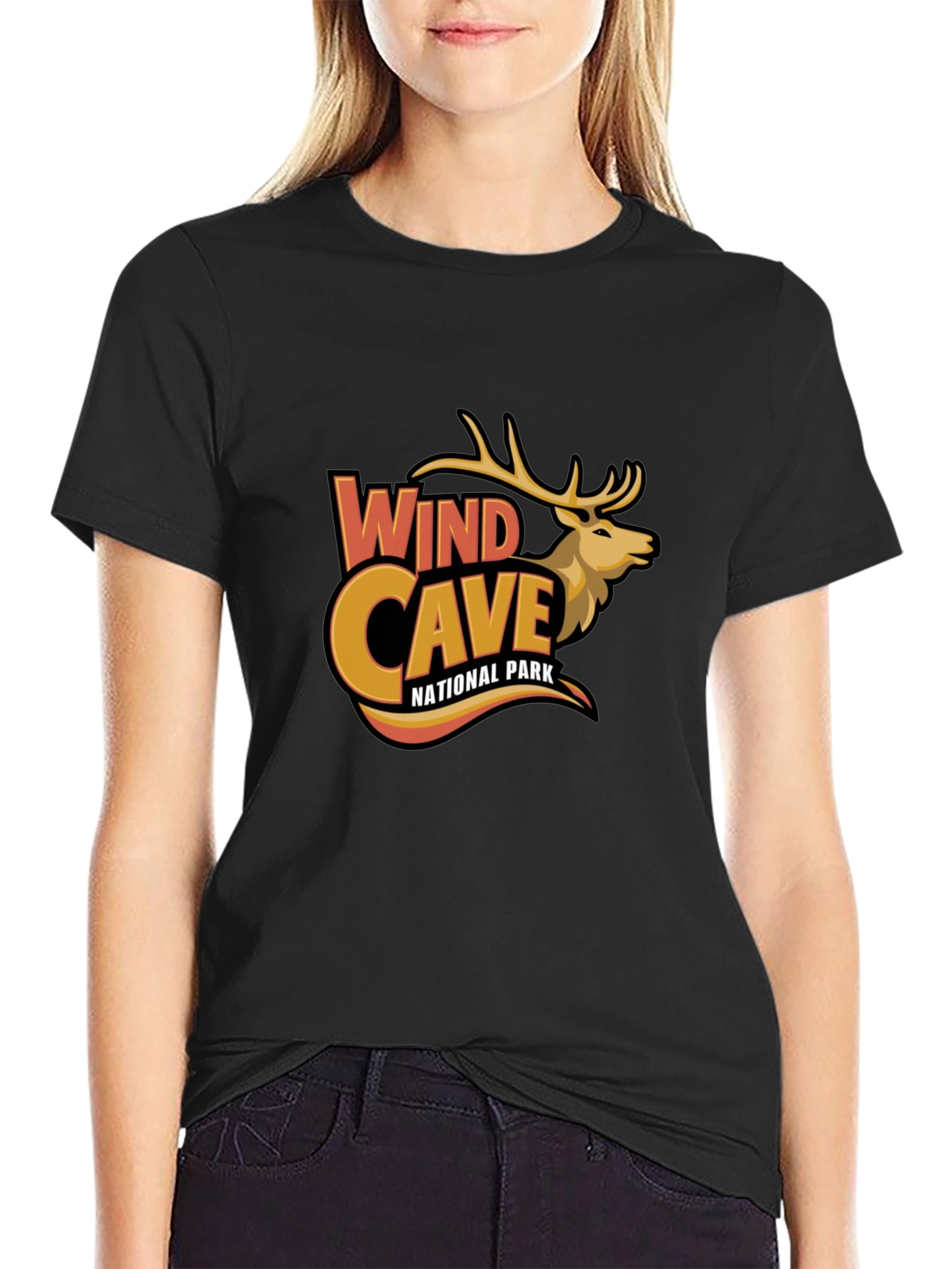 Camiseta Negra Wind Cave National Park