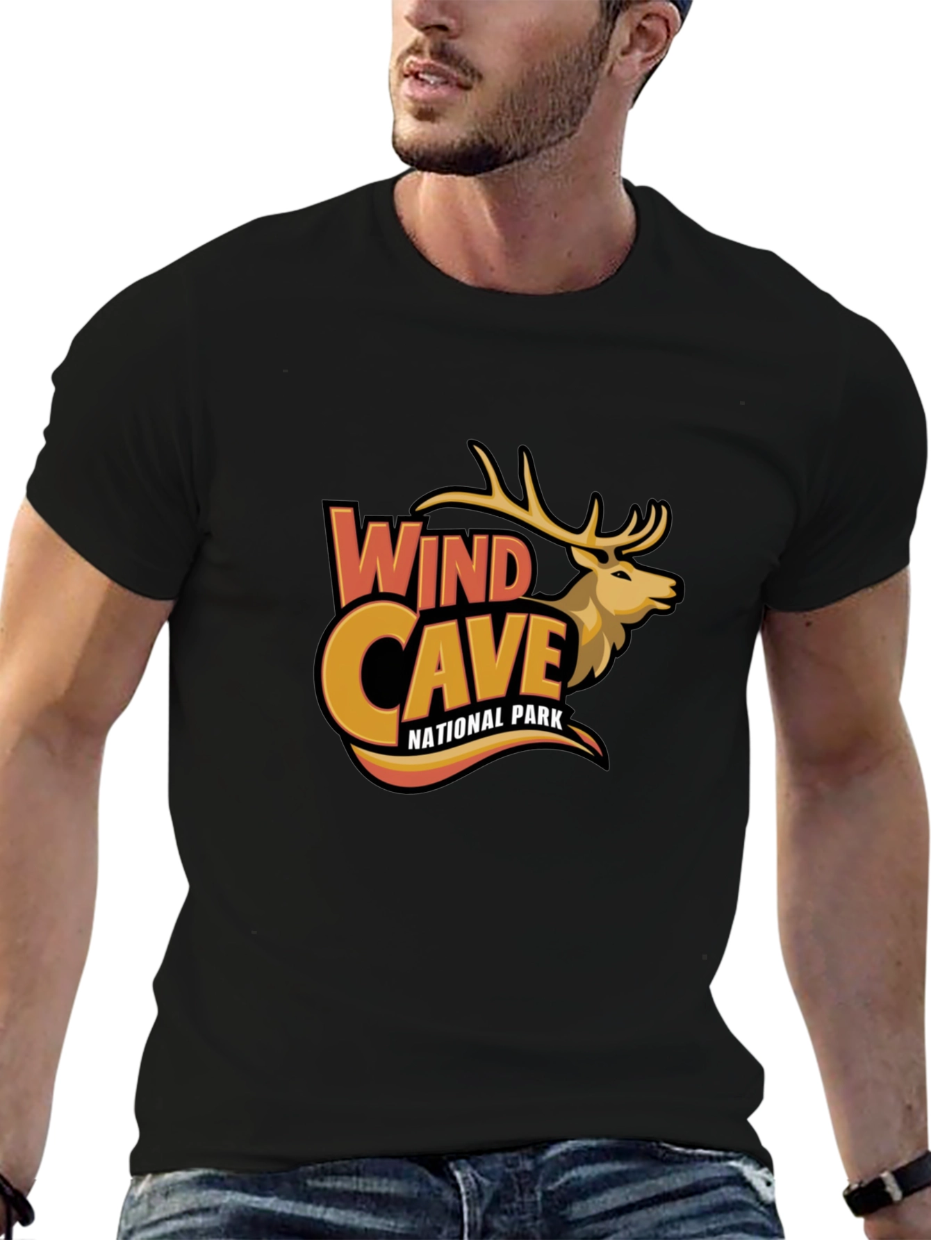 Camiseta Negra Wind Cave National Park