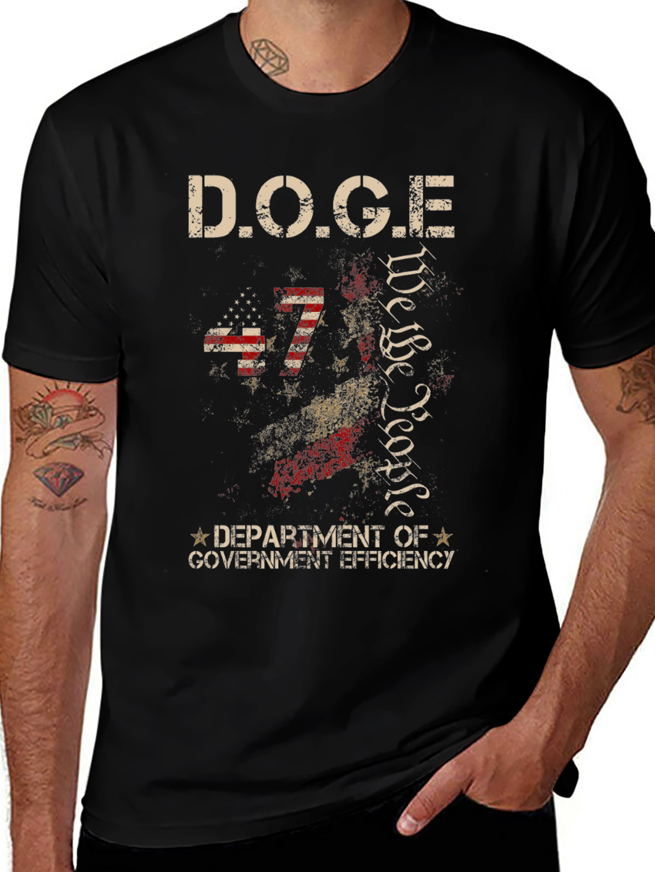 Camiseta DOGE 47 - Departamento de Eficiencia Gubernamental