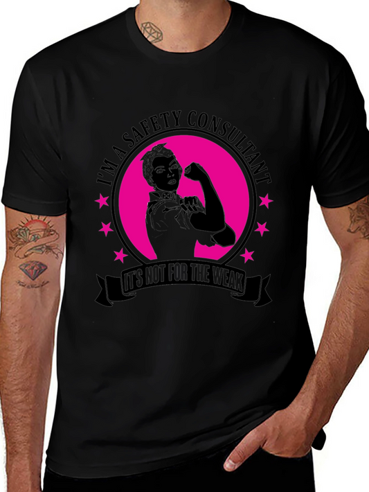 Camiseta Negra: ¡Soy Consultor de Seguridad No Apto para Débiles!