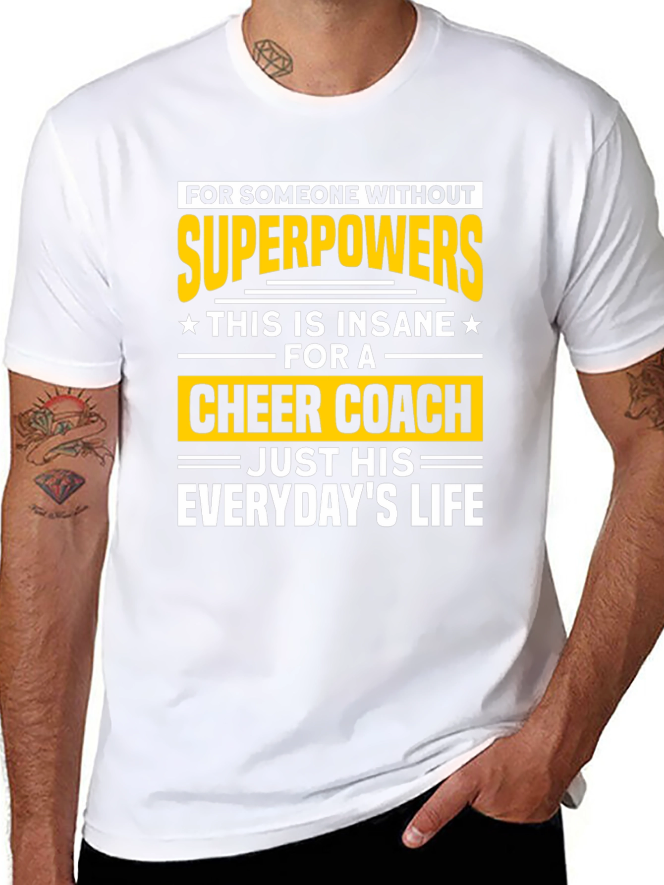 Camiseta Superpoderes de Entrenador - Regalo Único