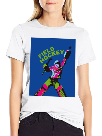 Camiseta de Hockey sobre Hierba con Diseño Llamativo