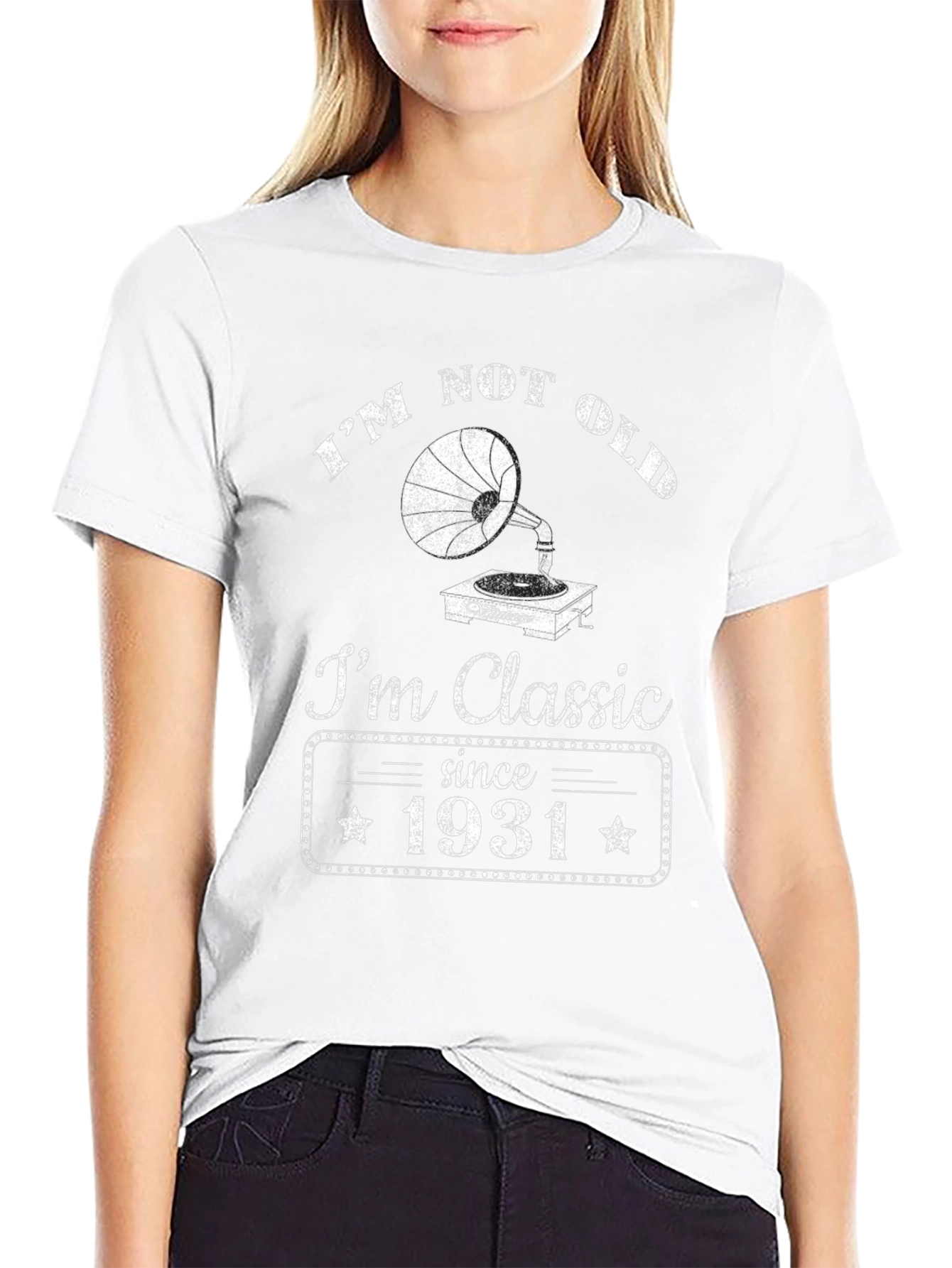 Camiseta Clásica No Soy Viejo Soy Clásico - 1931
