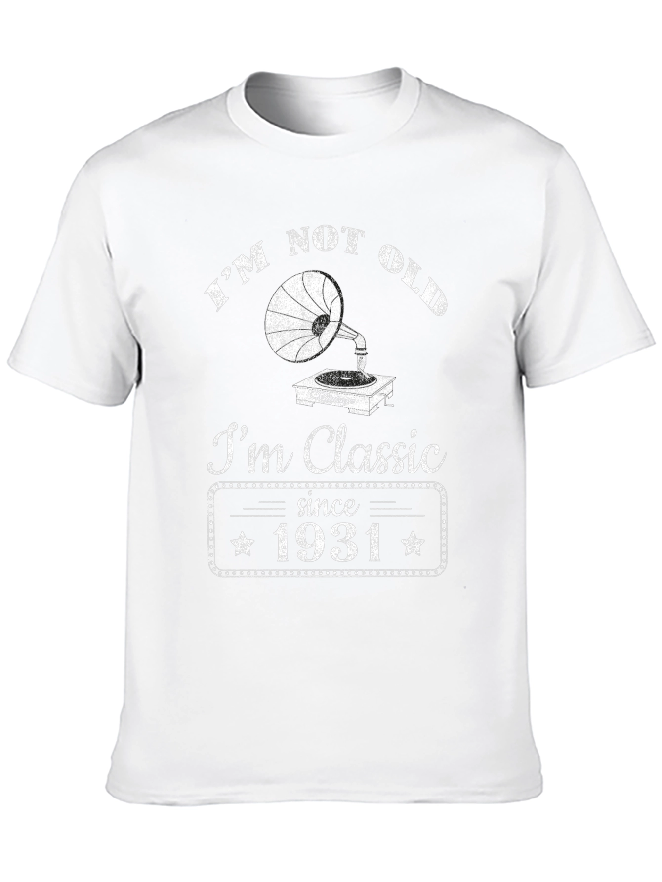 Camiseta Clásica No Soy Viejo Soy Clásico - 1931