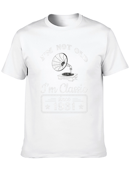 Camiseta Clásica No Soy Viejo Soy Clásico - 1931