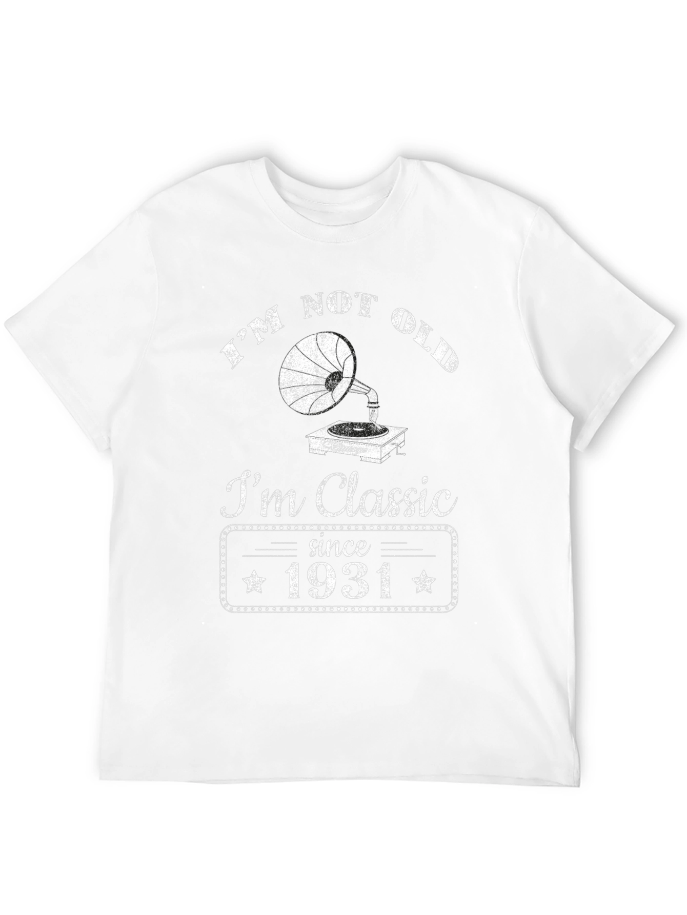 Camiseta Clásica No Soy Viejo Soy Clásico - 1931