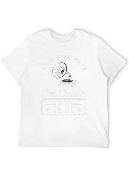 Camiseta Clásica No Soy Viejo Soy Clásico - 1931