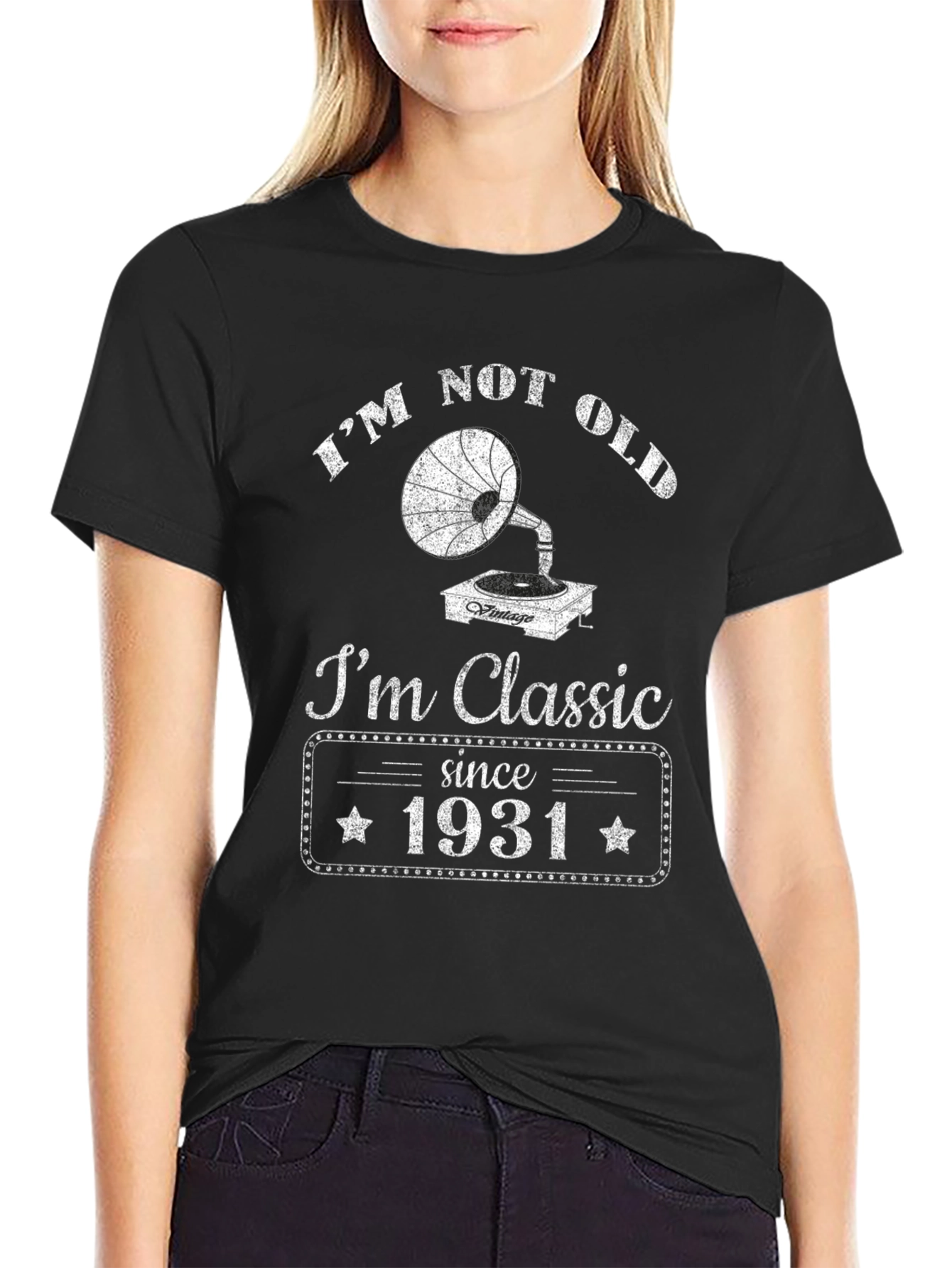 Camiseta Clásica No Soy Viejo Soy Clásico - 1931