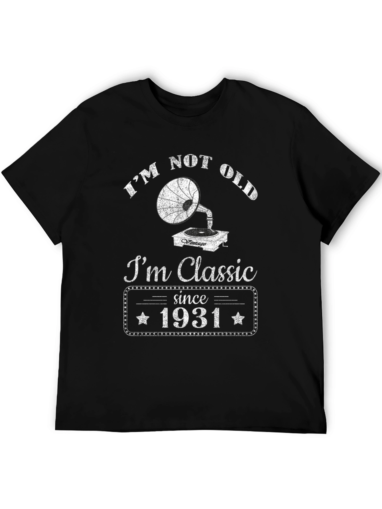 Camiseta Clásica No Soy Viejo Soy Clásico - 1931