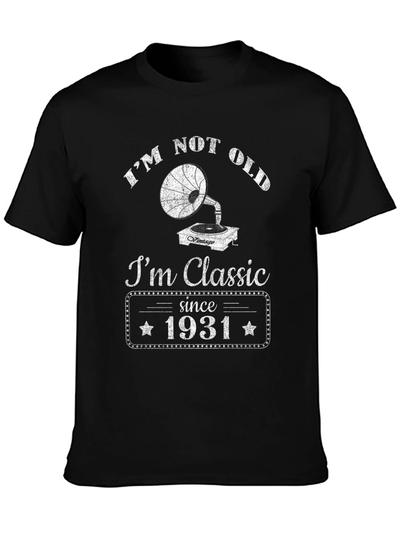 Camiseta Clásica No Soy Viejo Soy Clásico - 1931
