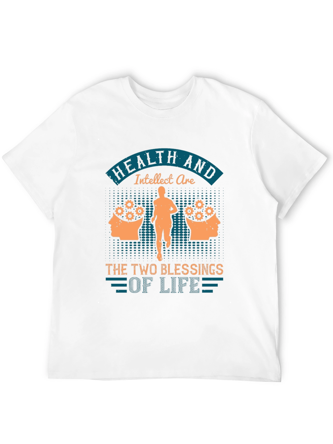 Camiseta Hombre: Salud e Intelecto Bendiciones de la Vida