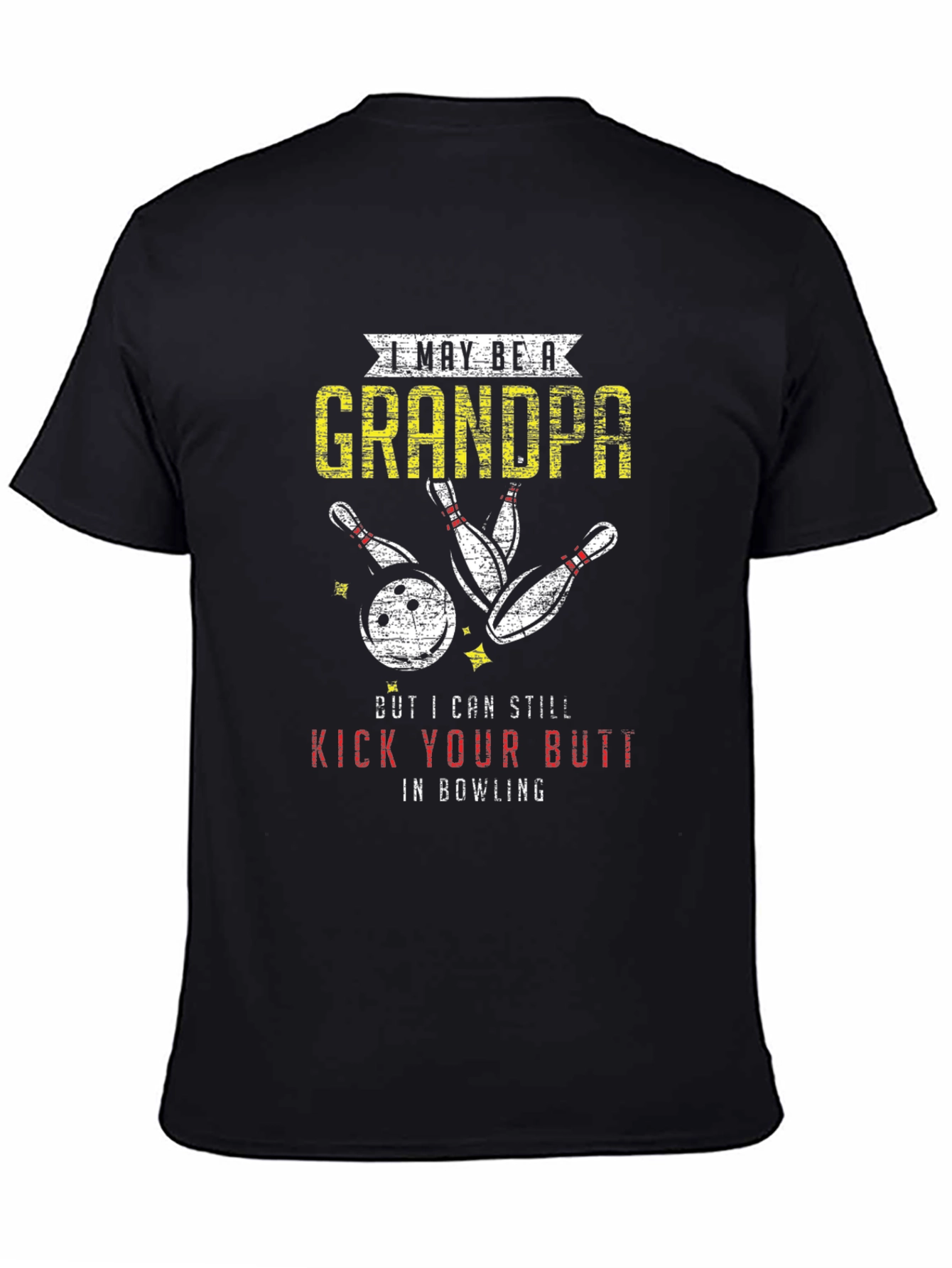 Camiseta Abuelo Bolos: Aún Puedo Ganarte