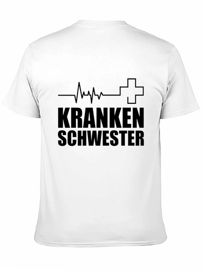 Camiseta Negra Krankenschwester Enfermera