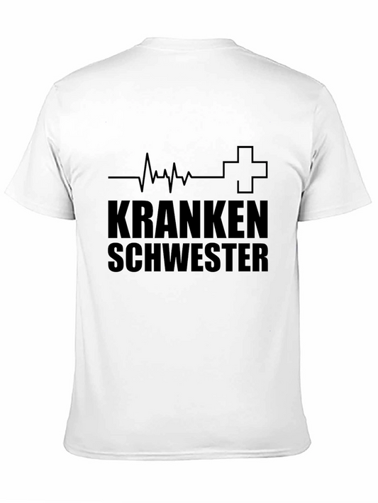 Camiseta Negra Krankenschwester Enfermera