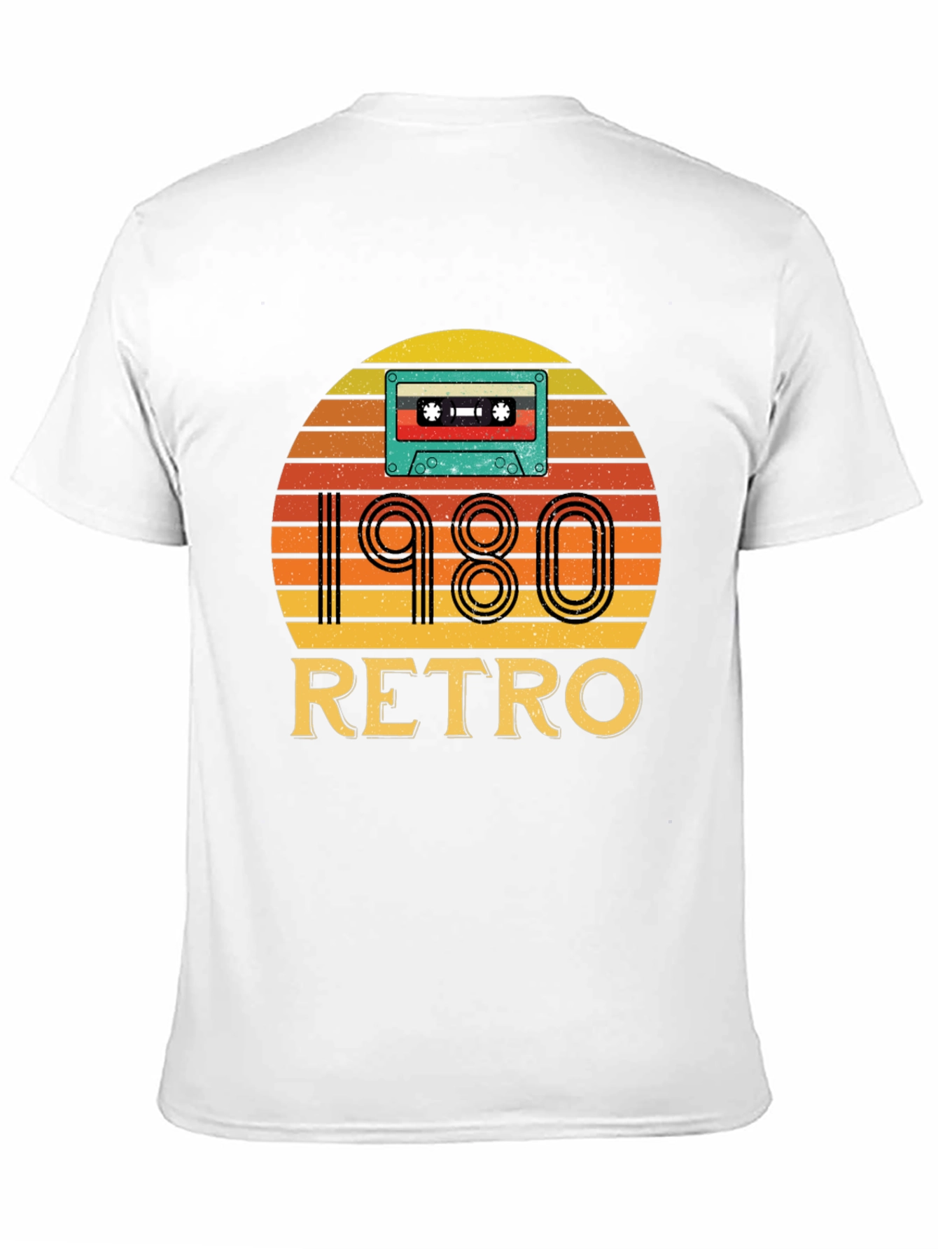 Camiseta Negra Retro 1980