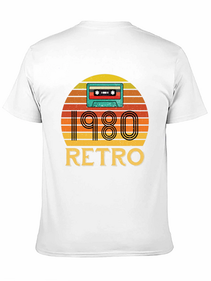 Camiseta Negra Retro 1980
