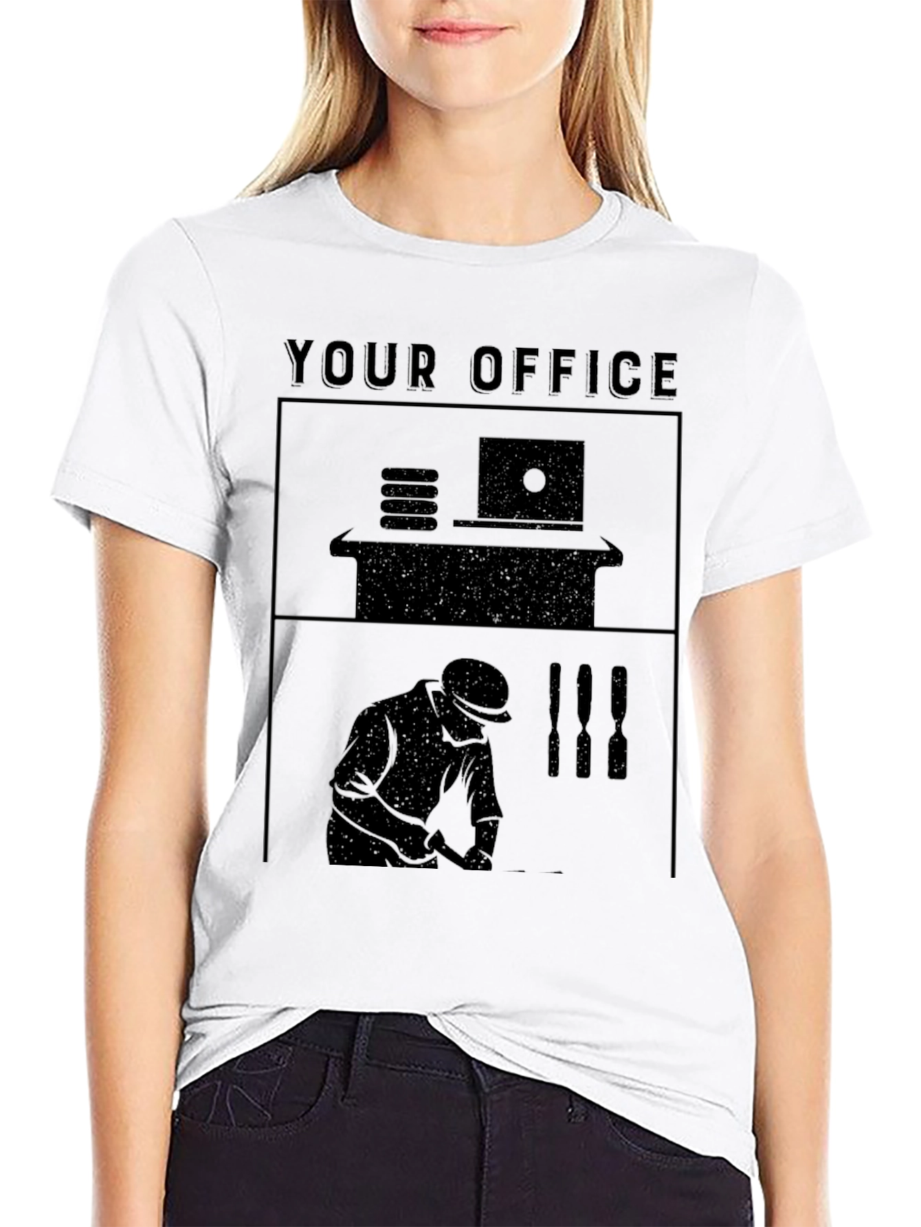 Camiseta Hombre Tu Oficina: Diseño Único para Profesionales