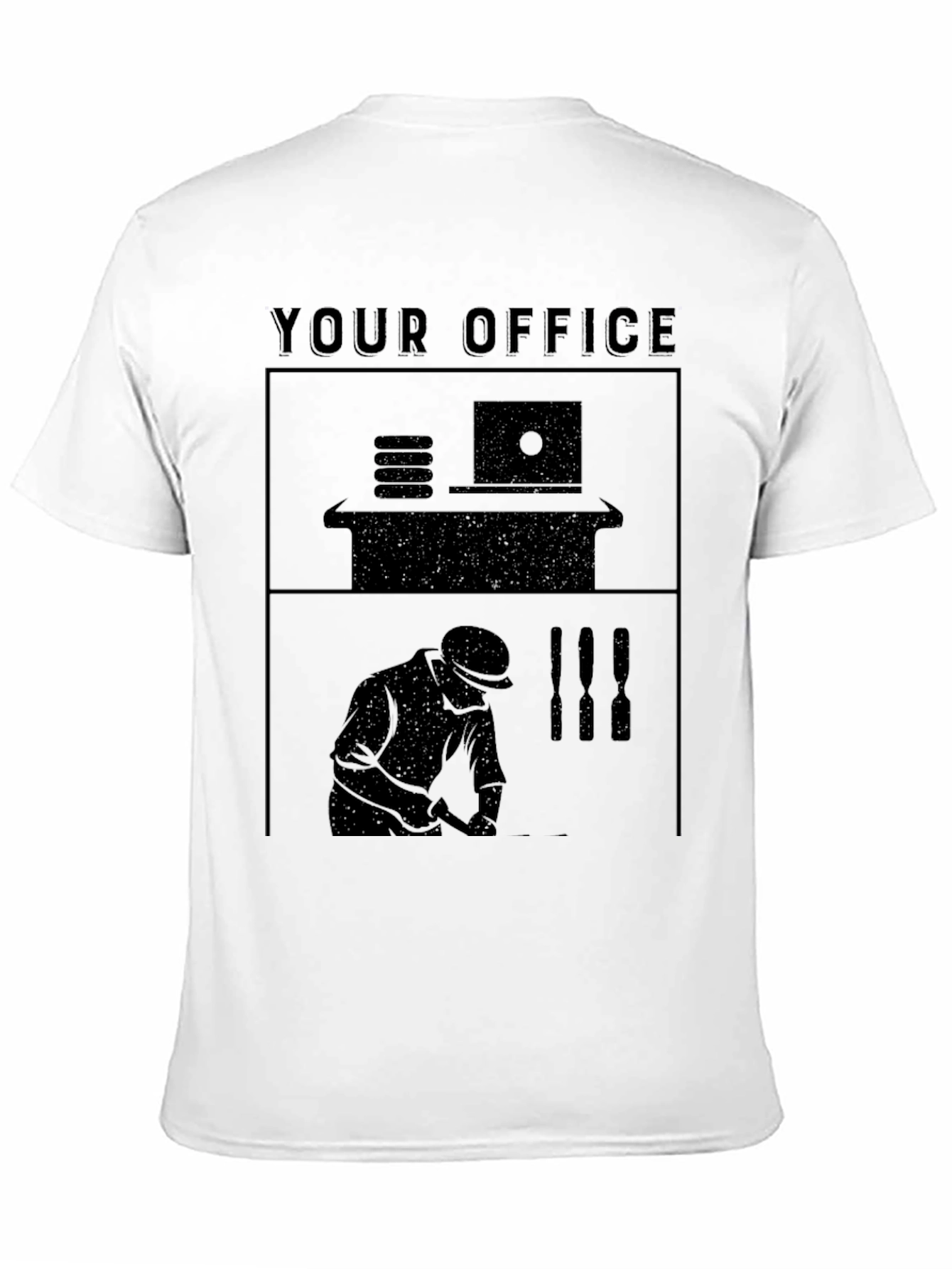 Camiseta Hombre Tu Oficina: Diseño Único para Profesionales