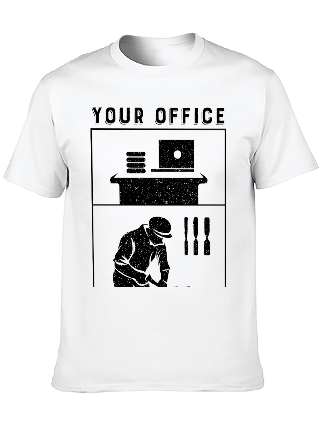 Camiseta Hombre Tu Oficina: Diseño Único para Profesionales