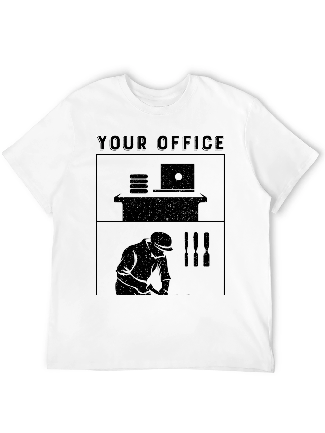 Camiseta Hombre Tu Oficina: Diseño Único para Profesionales