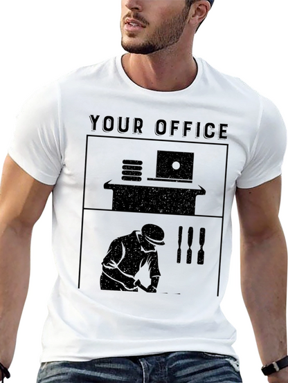 Camiseta Hombre Tu Oficina: Diseño Único para Profesionales