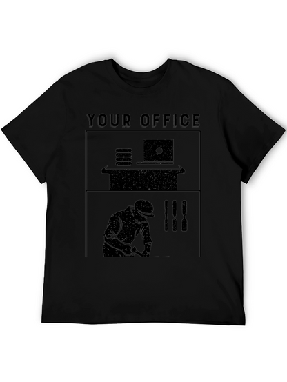 Camiseta Hombre Tu Oficina: Diseño Único para Profesionales