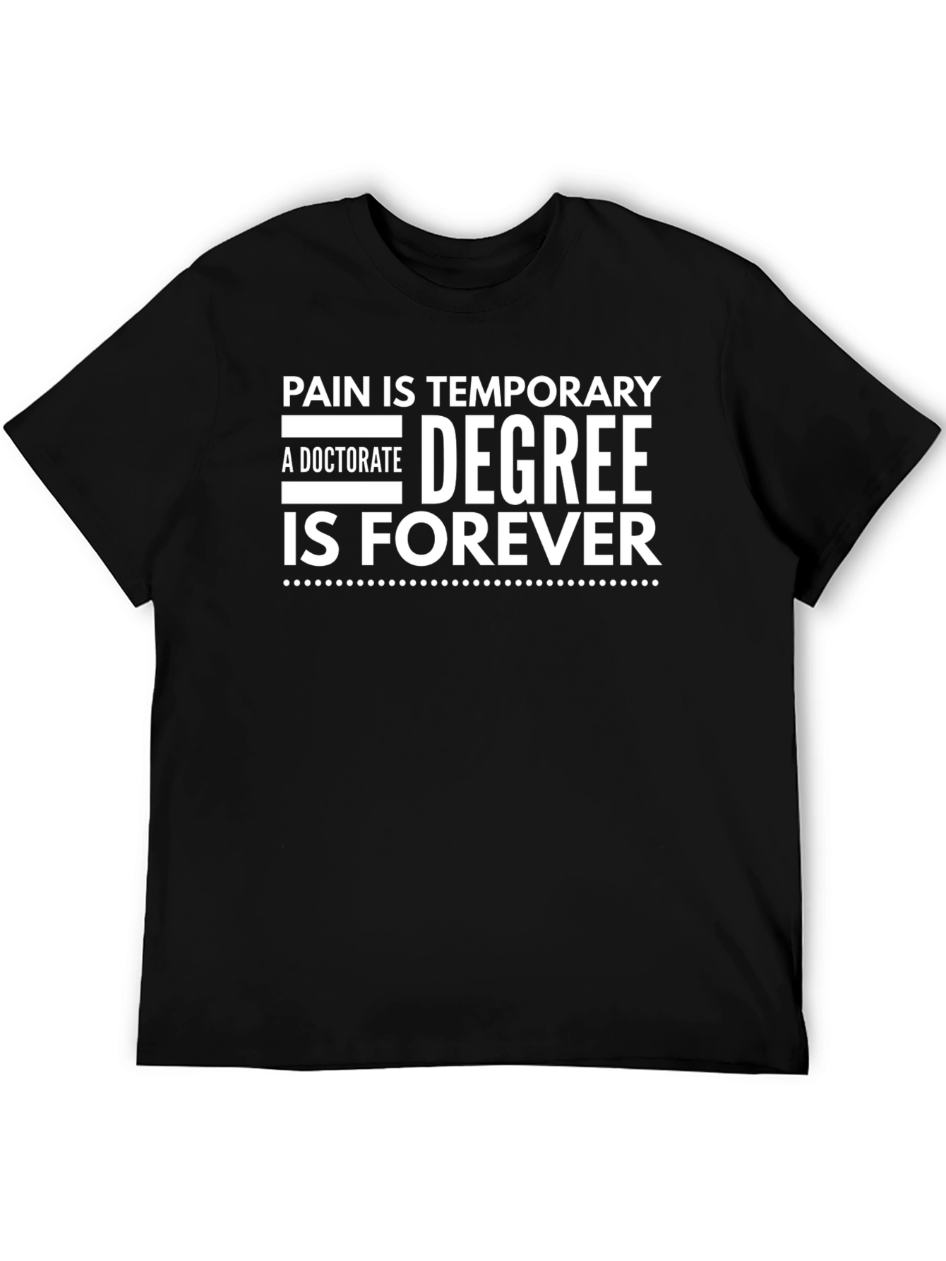 Camiseta Negra: Dolor Temporal Título Para Siempre