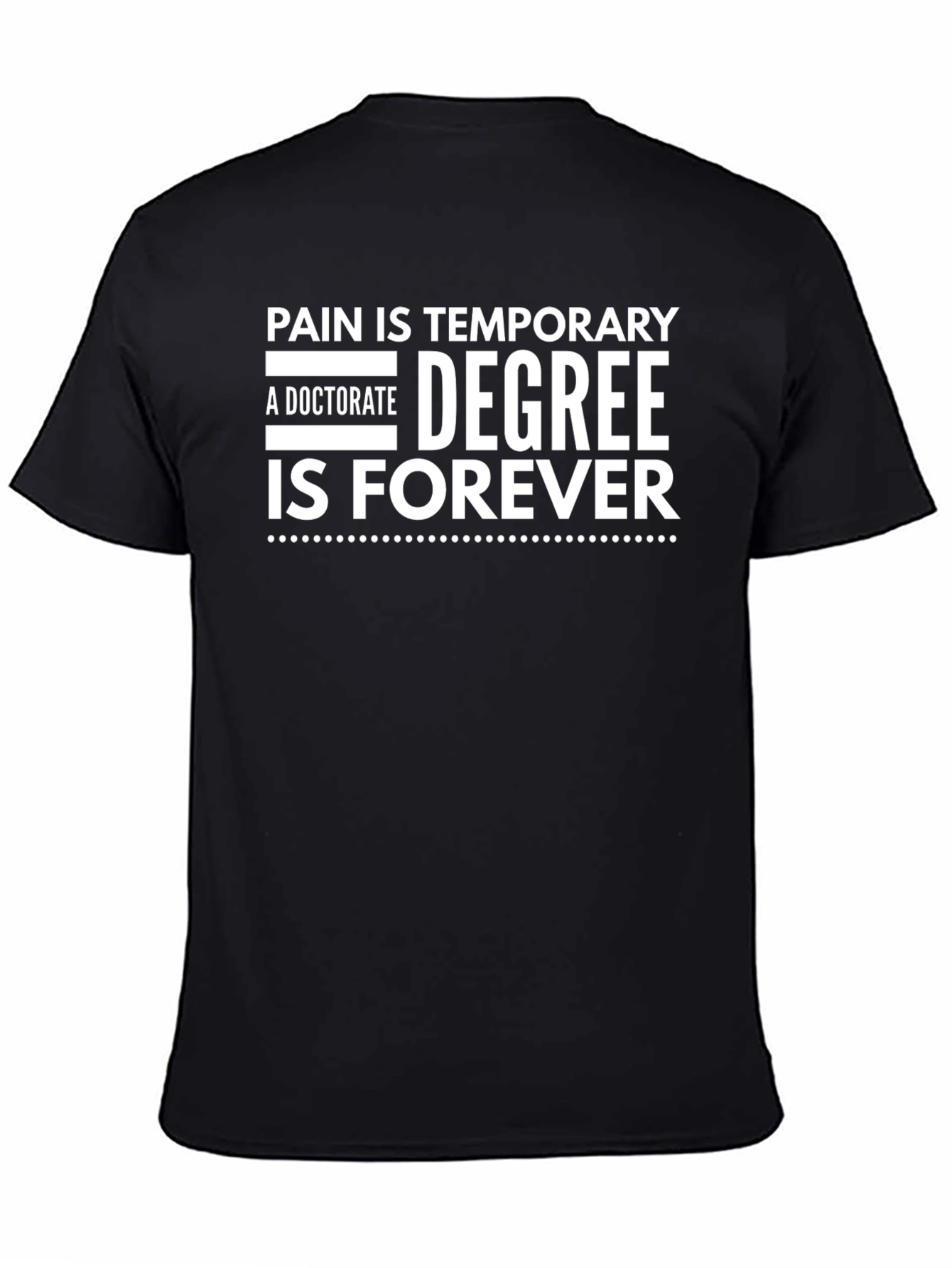 Camiseta Negra: Dolor Temporal Título Para Siempre