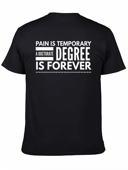 Camiseta Negra: Dolor Temporal Título Para Siempre