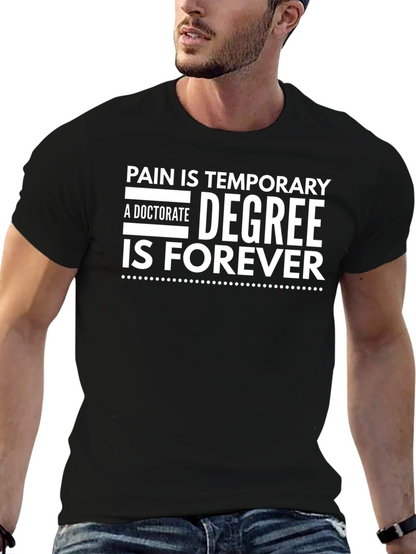 Camiseta Negra: Dolor Temporal Título Para Siempre