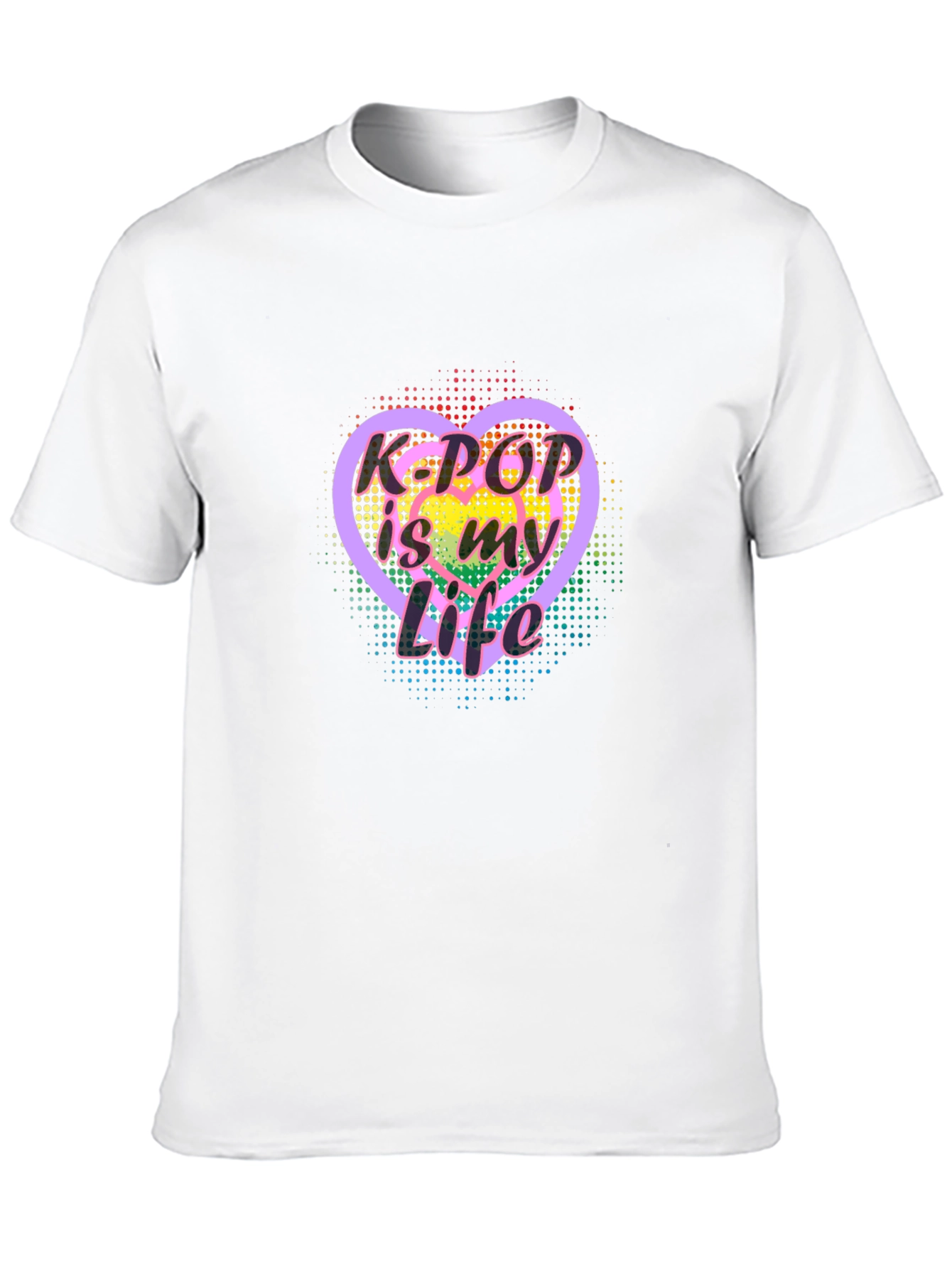 Camiseta Negra K-Pop Is My Life