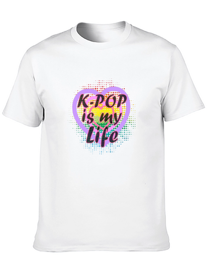Camiseta Negra K-Pop Is My Life