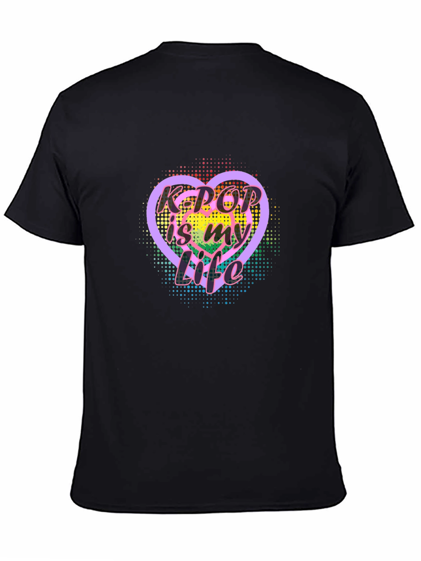 Camiseta Negra K-Pop Is My Life