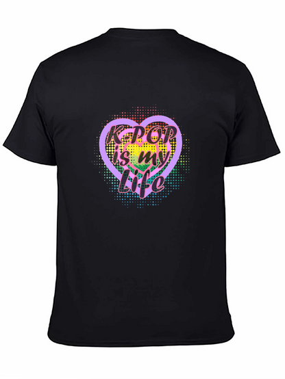Camiseta Negra K-Pop Is My Life